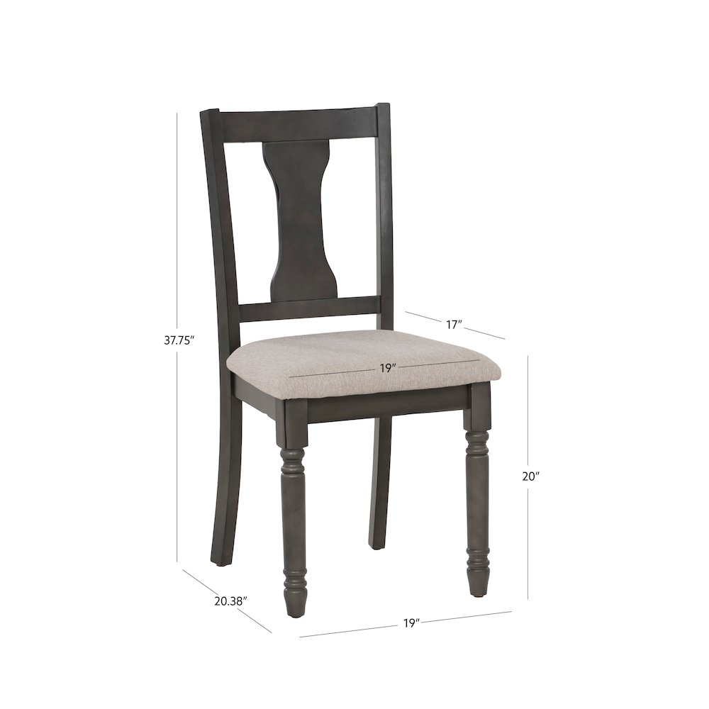 Willow Grey Side Chair. Picture 11