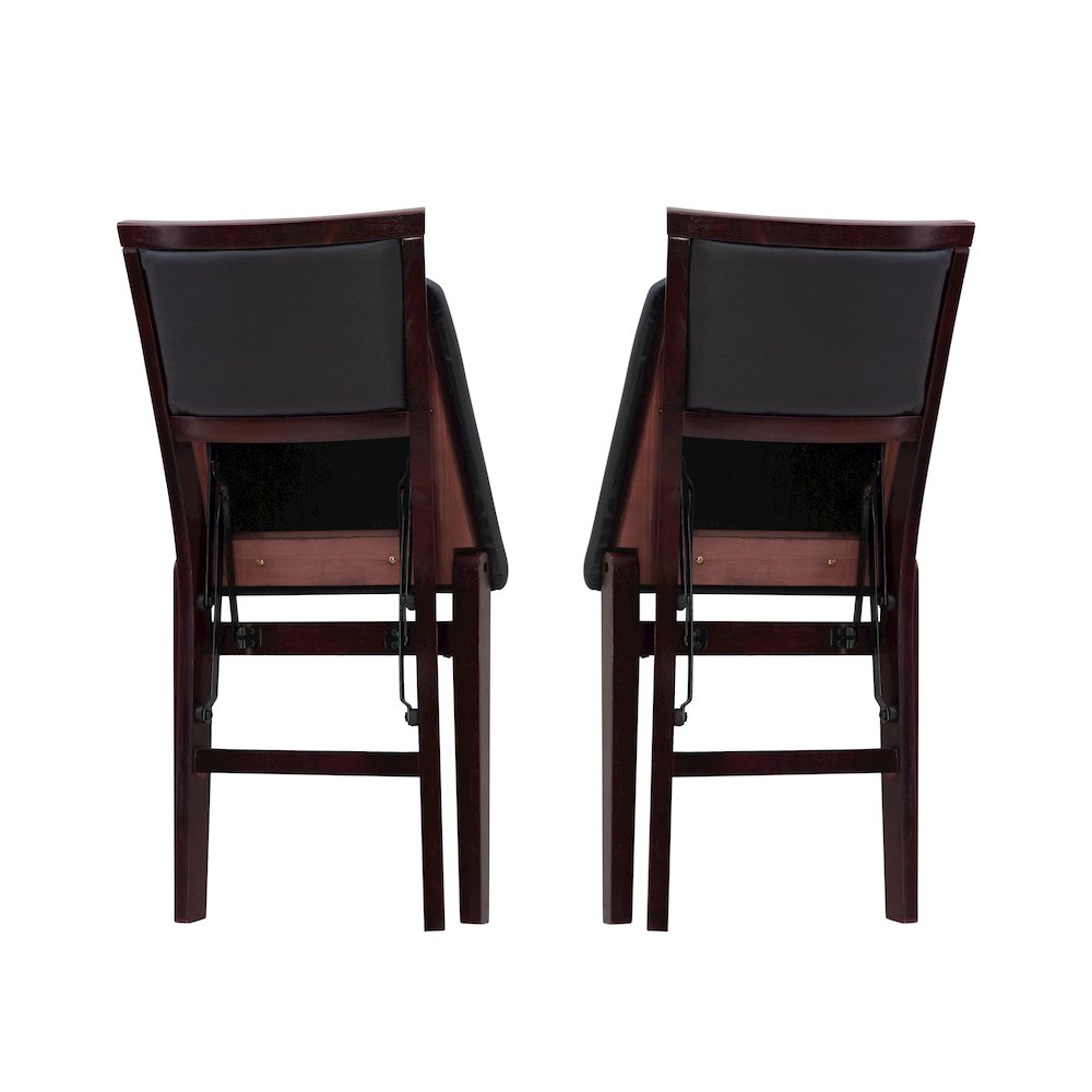 Kiera 18 In Pad Back Folding Chair - Set Of Two. Picture 10