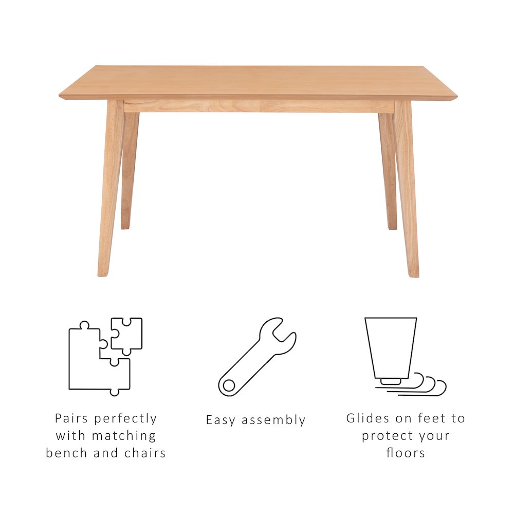 Cadence Dining Table Natural. Picture 11
