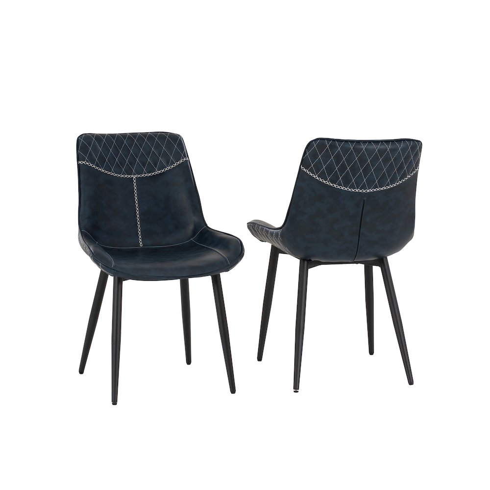Edler Blue Dining Chairs, Set Of Two. Picture 10