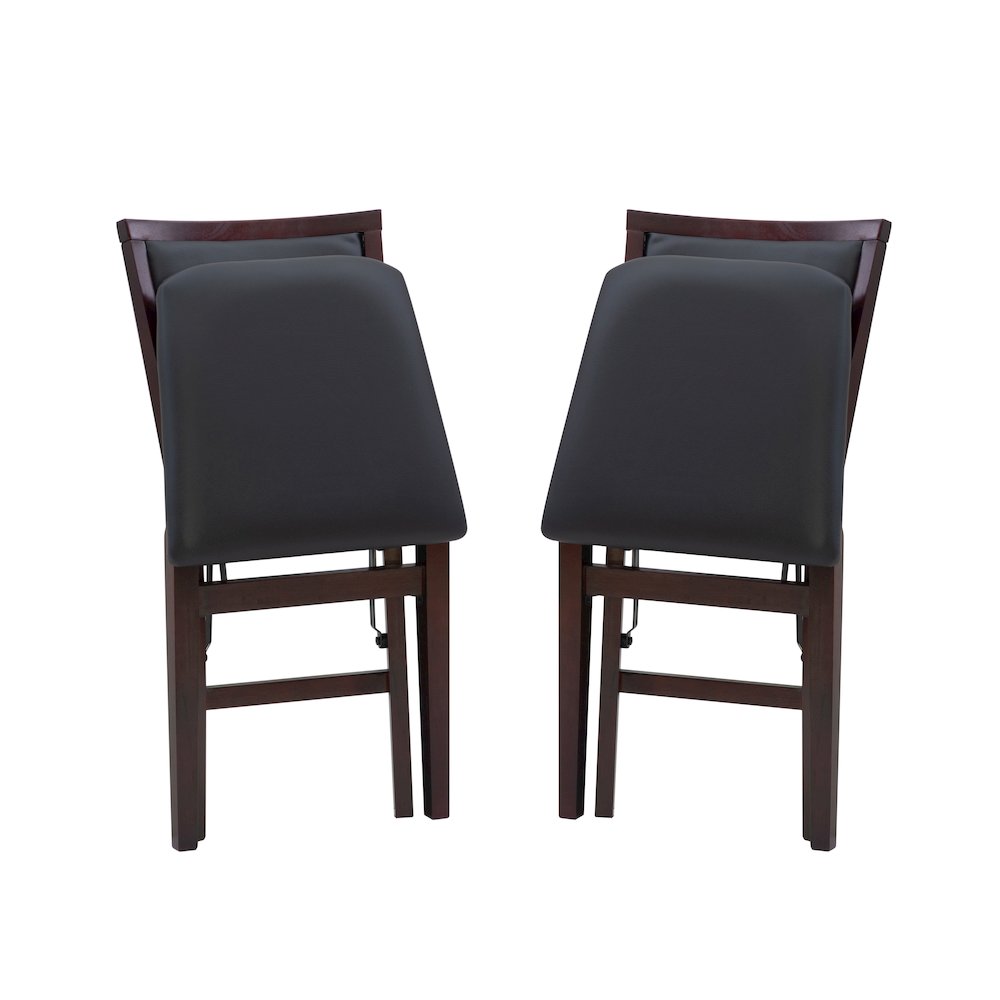 Kiera 18 In Pad Back Folding Chair - Set Of Two. Picture 1