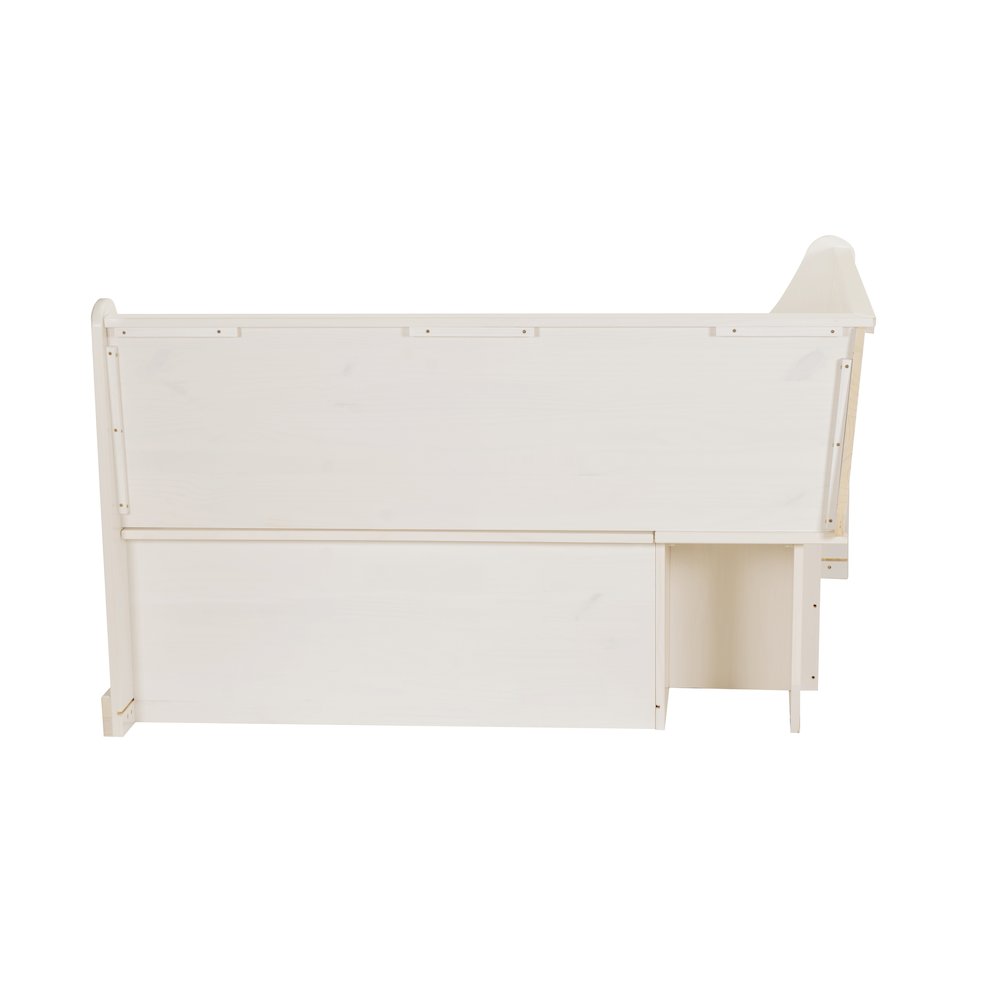 Tobin Corner Breakfast Nook, White. Picture 11