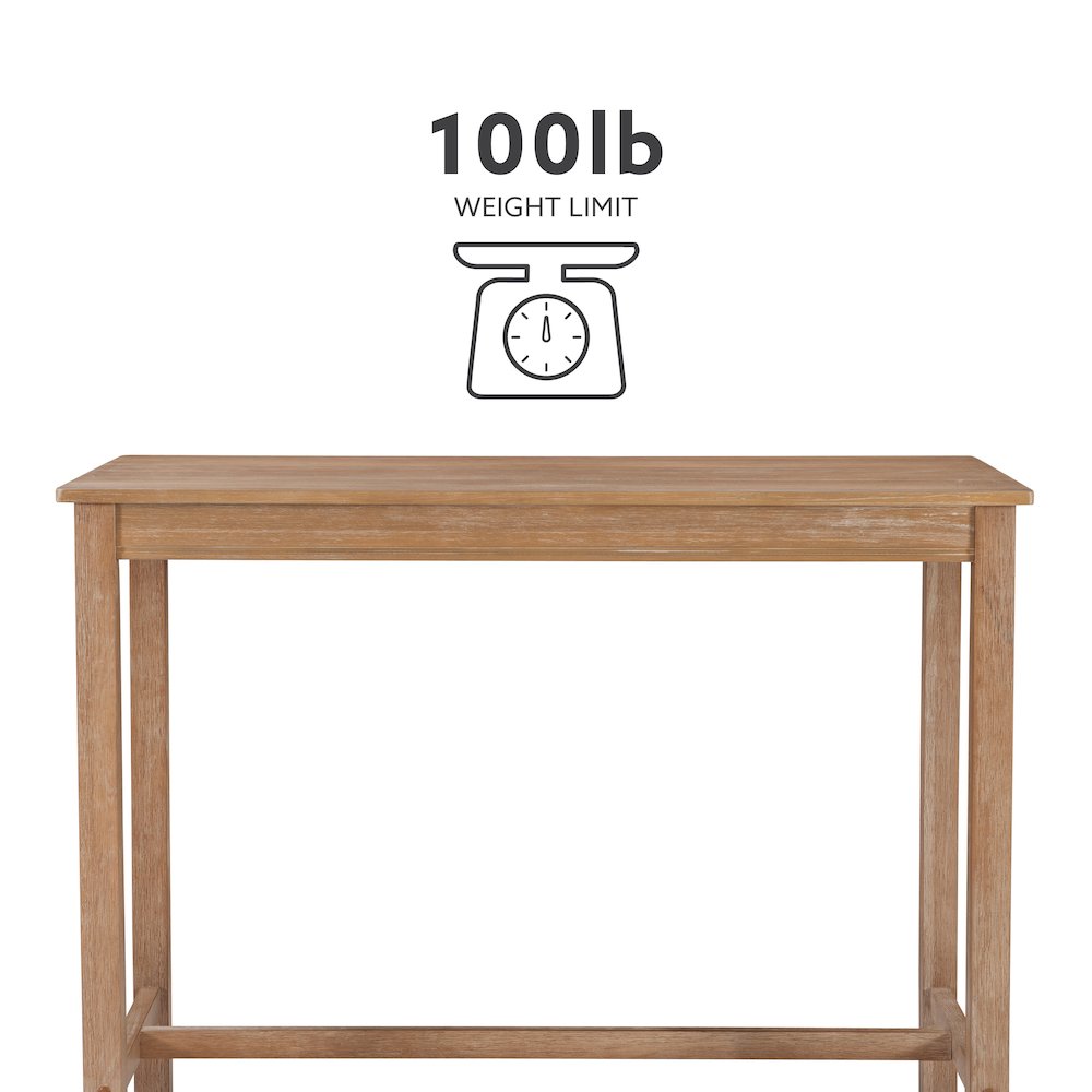 Claridge Bar Pub Table Acacia. Picture 11