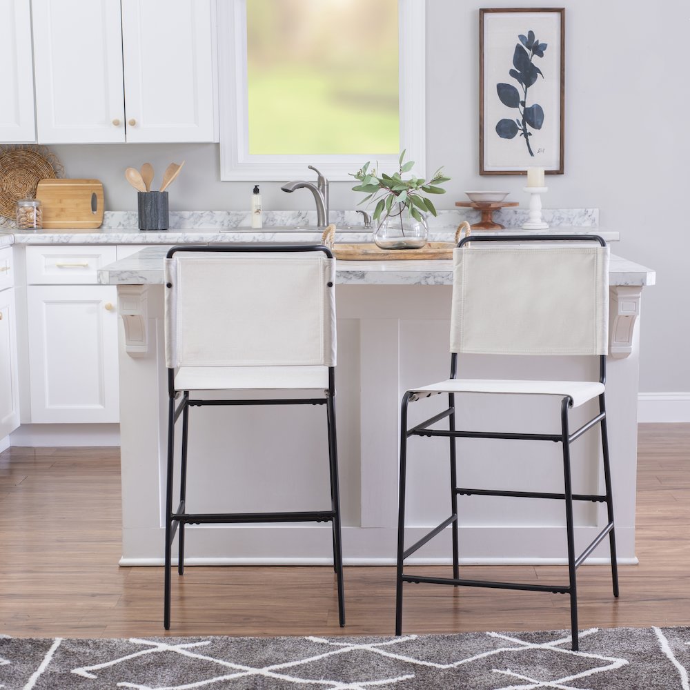 Wharton Counter Stool Cream. Picture 2