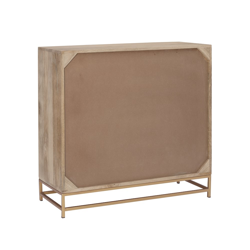 Janie Rattan Cabinet Two Sliding Doors. Picture 11