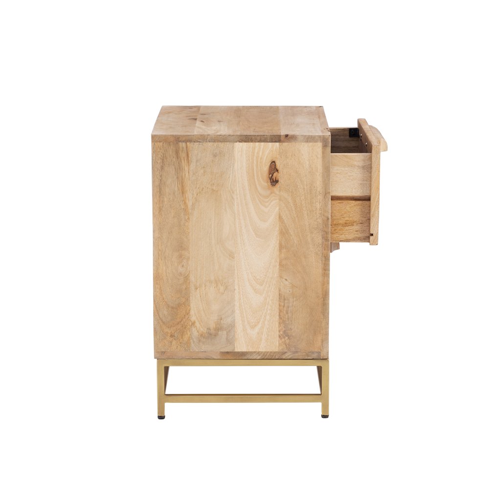 Janie Rattan Cabinet Two Drawers. Picture 7