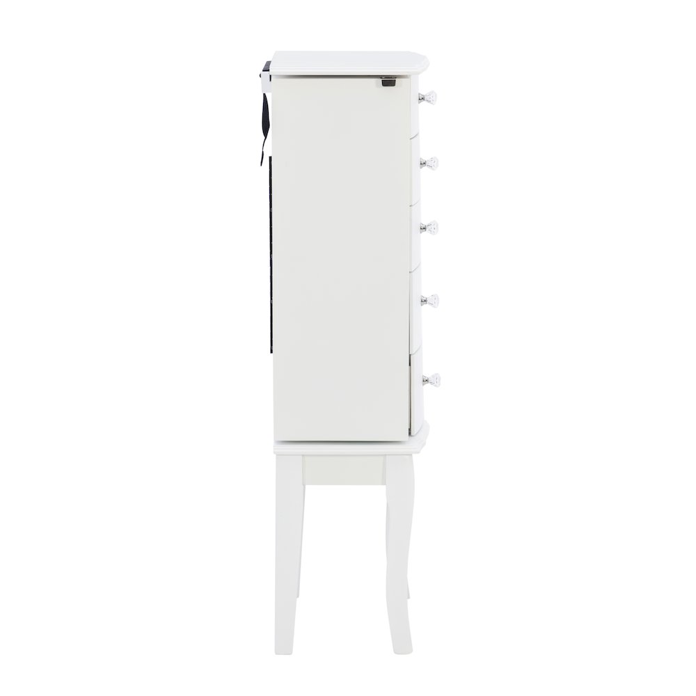 White Jewelry Armoire. Picture 7