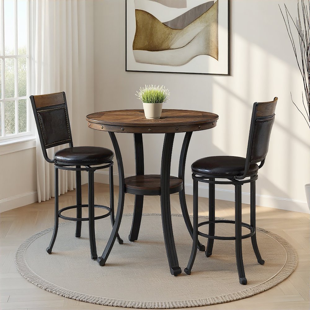 Franklin Pub Table 3 Piece. Picture 6