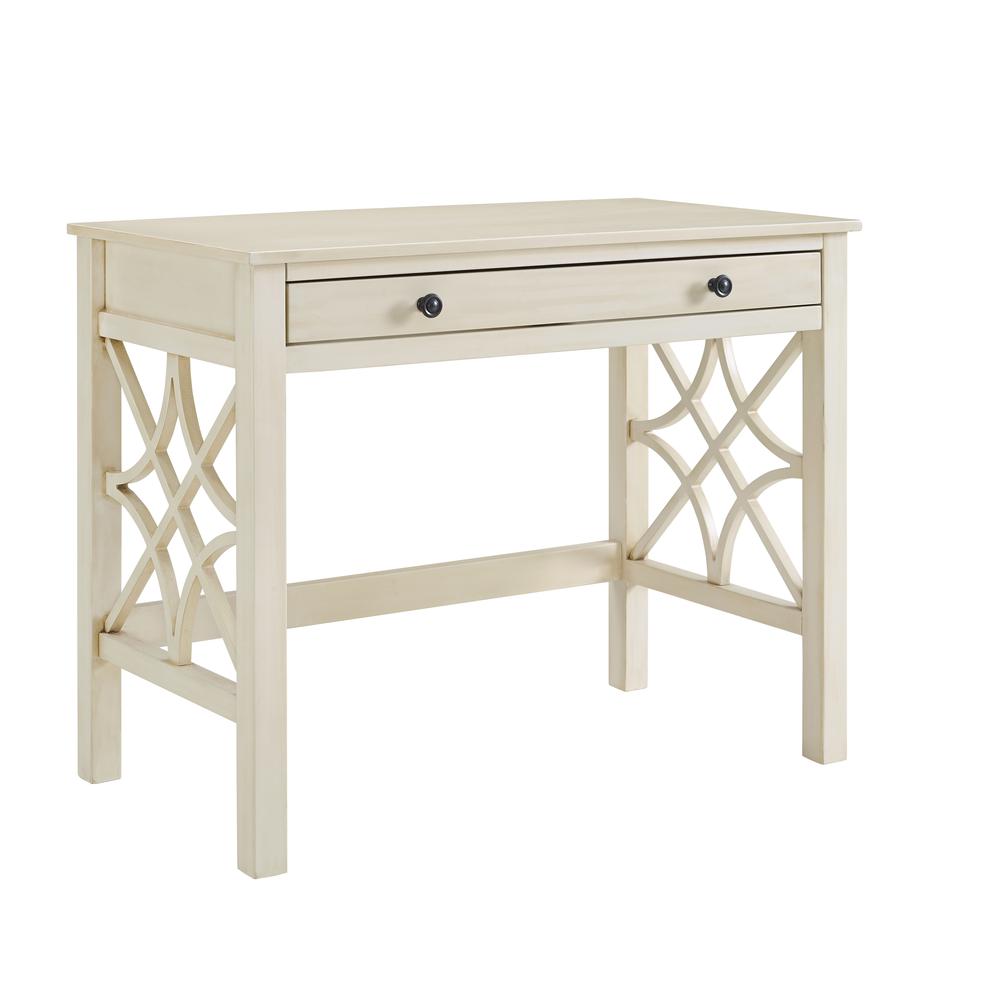 Whitley Antique White Desk. Picture 1