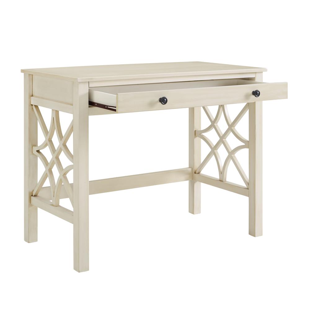 Whitley Antique White Desk. Picture 2