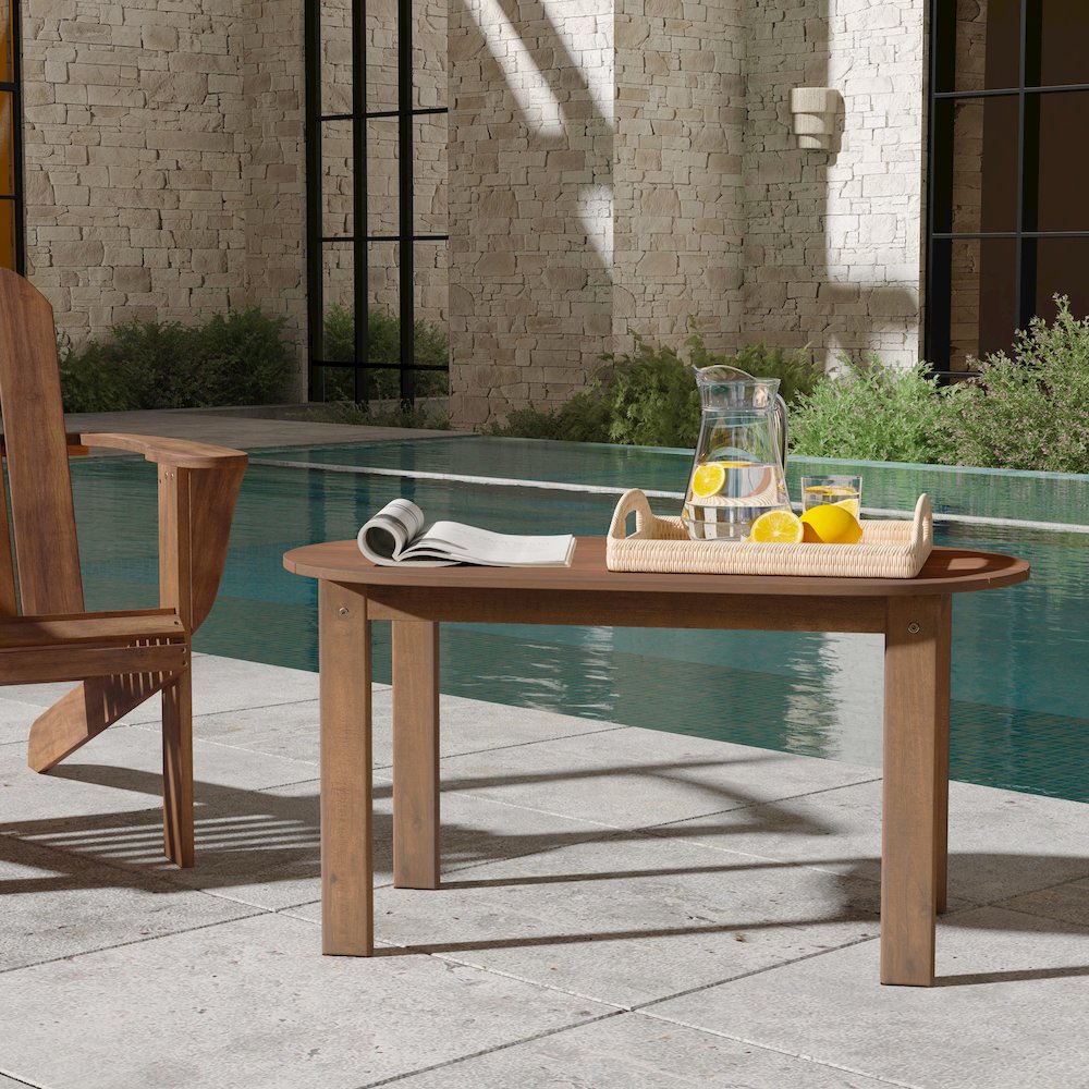Adirondack Acorn Coffee Table. Picture 5