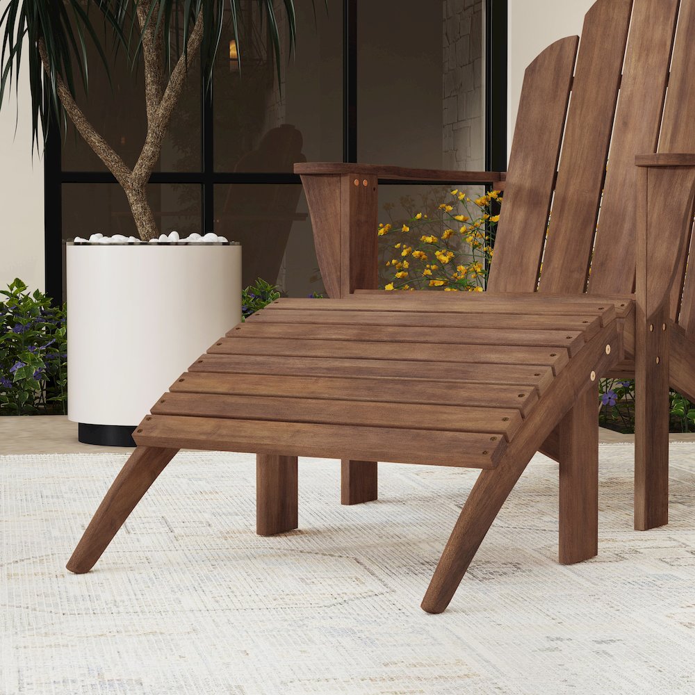 Acorn Adirondack Ottoman. Picture 2