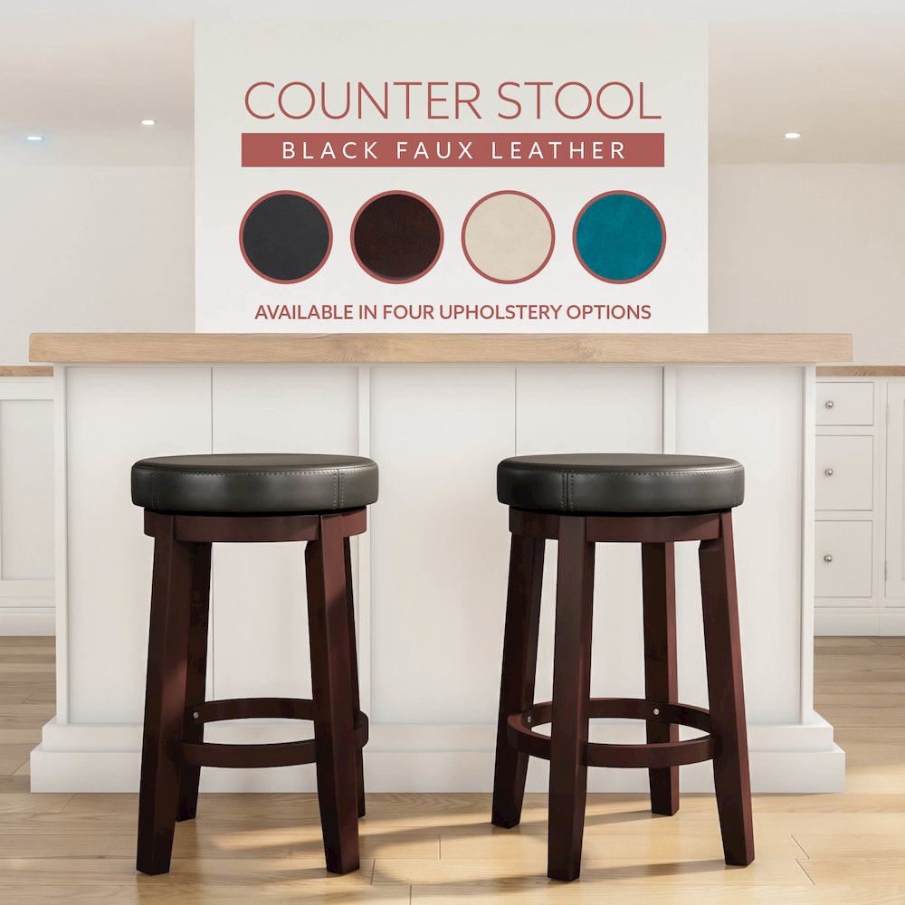 Maya Black 24 Inches Counter Stool. Picture 14