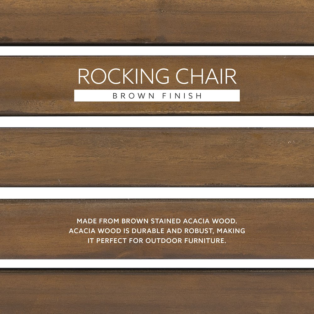 Acorn Adirondack Rocker. Picture 12