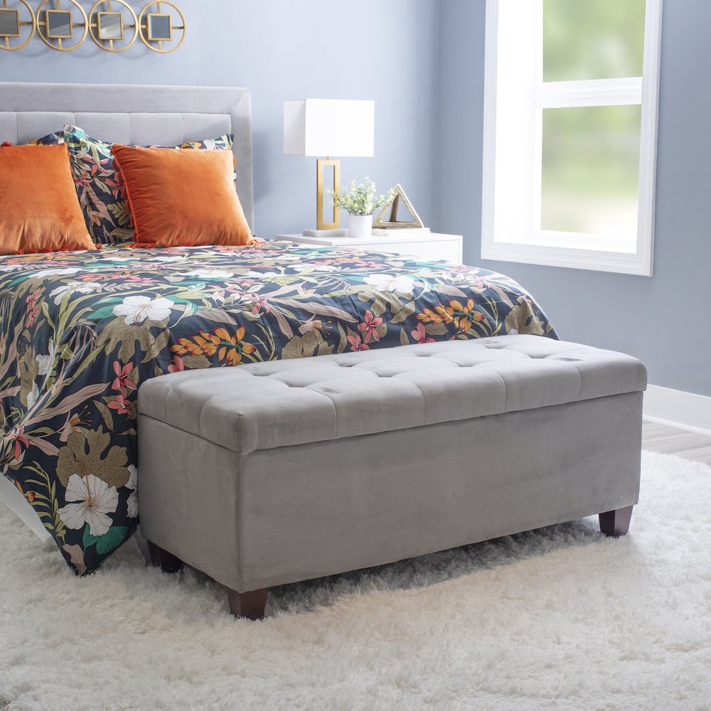 Carmen Shoe Storage Ottoman. Picture 3