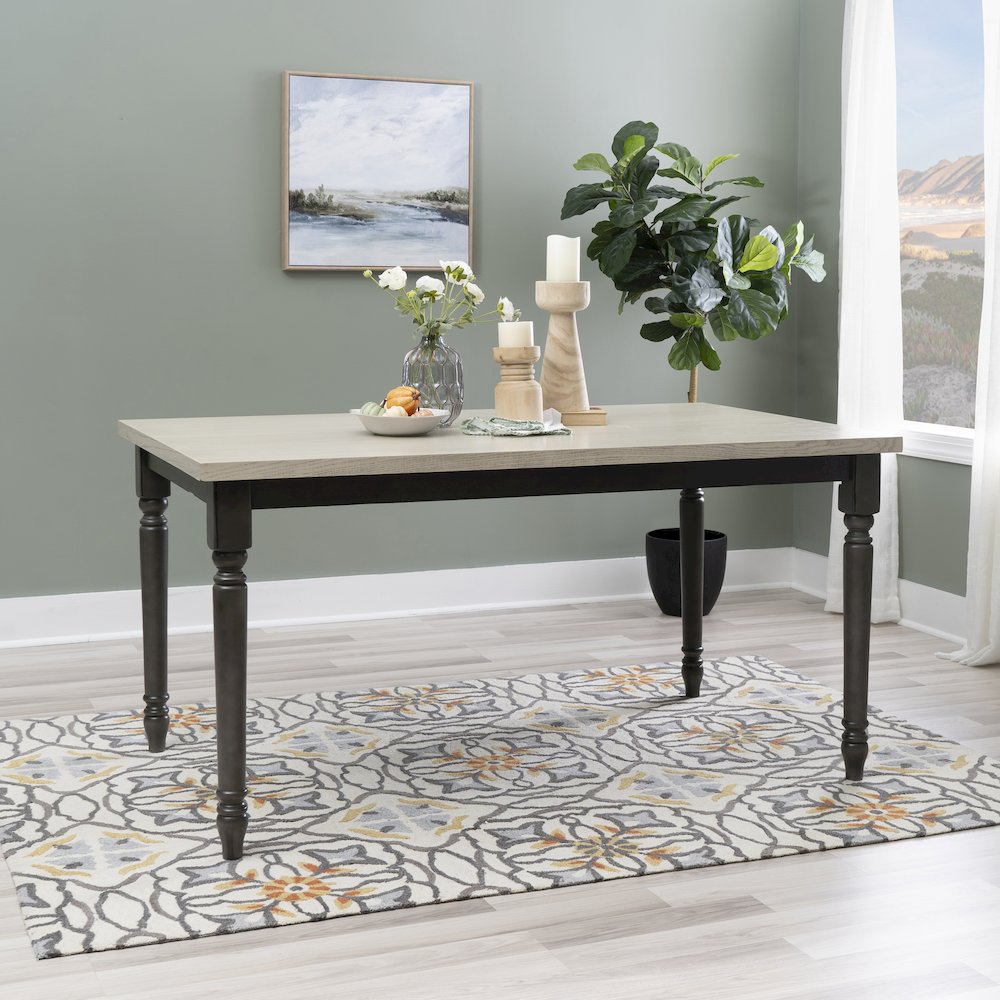 Willow Grey Dining Table. Picture 2