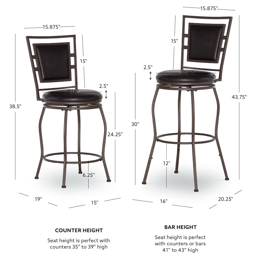 Townsend Three Piece Adjustable Stool Set. Picture 19