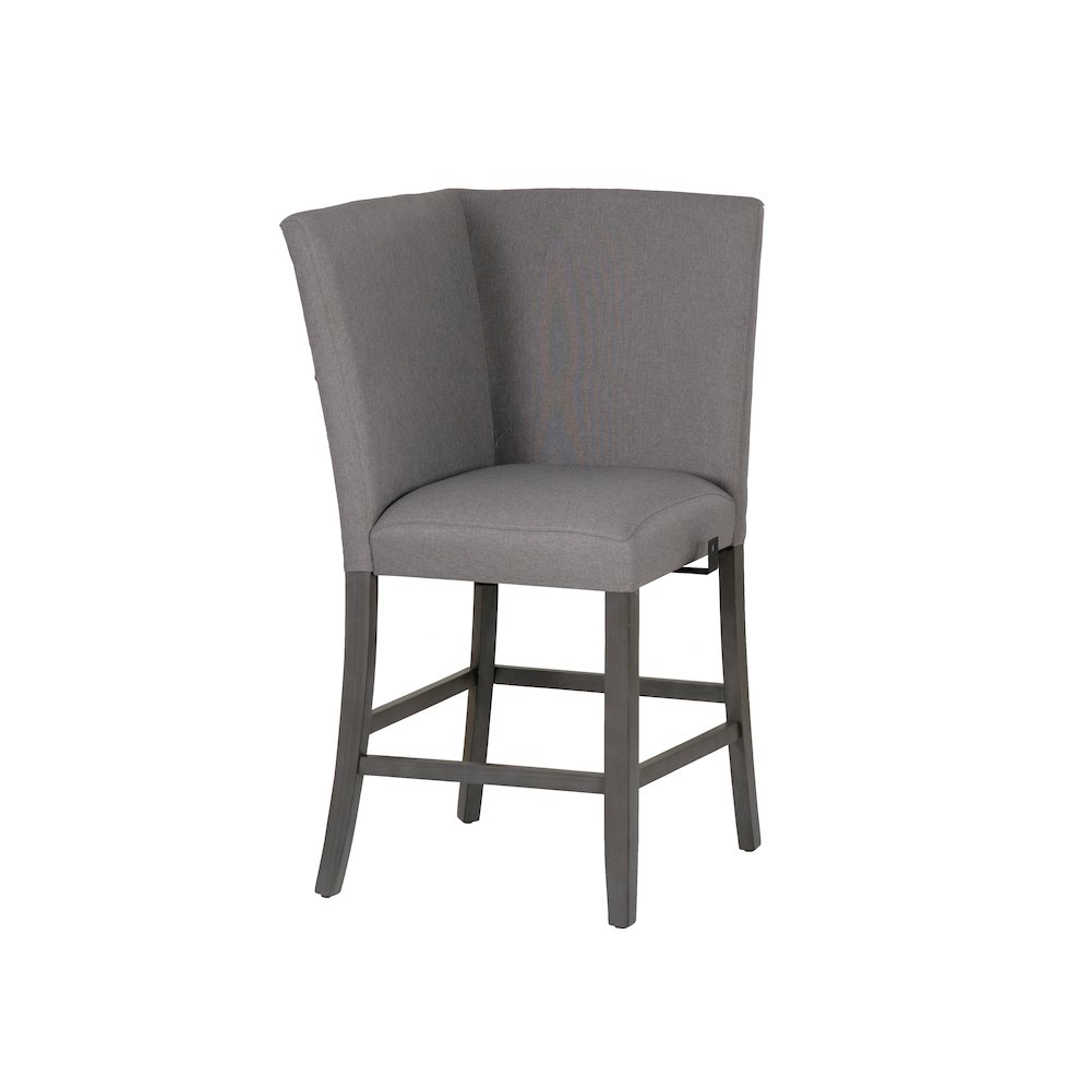 Spiva Counter Corner Seat Grey. Picture 1