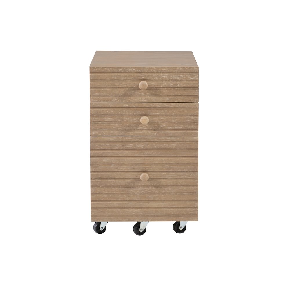 Ripples File Cabinet Natural. Picture 3