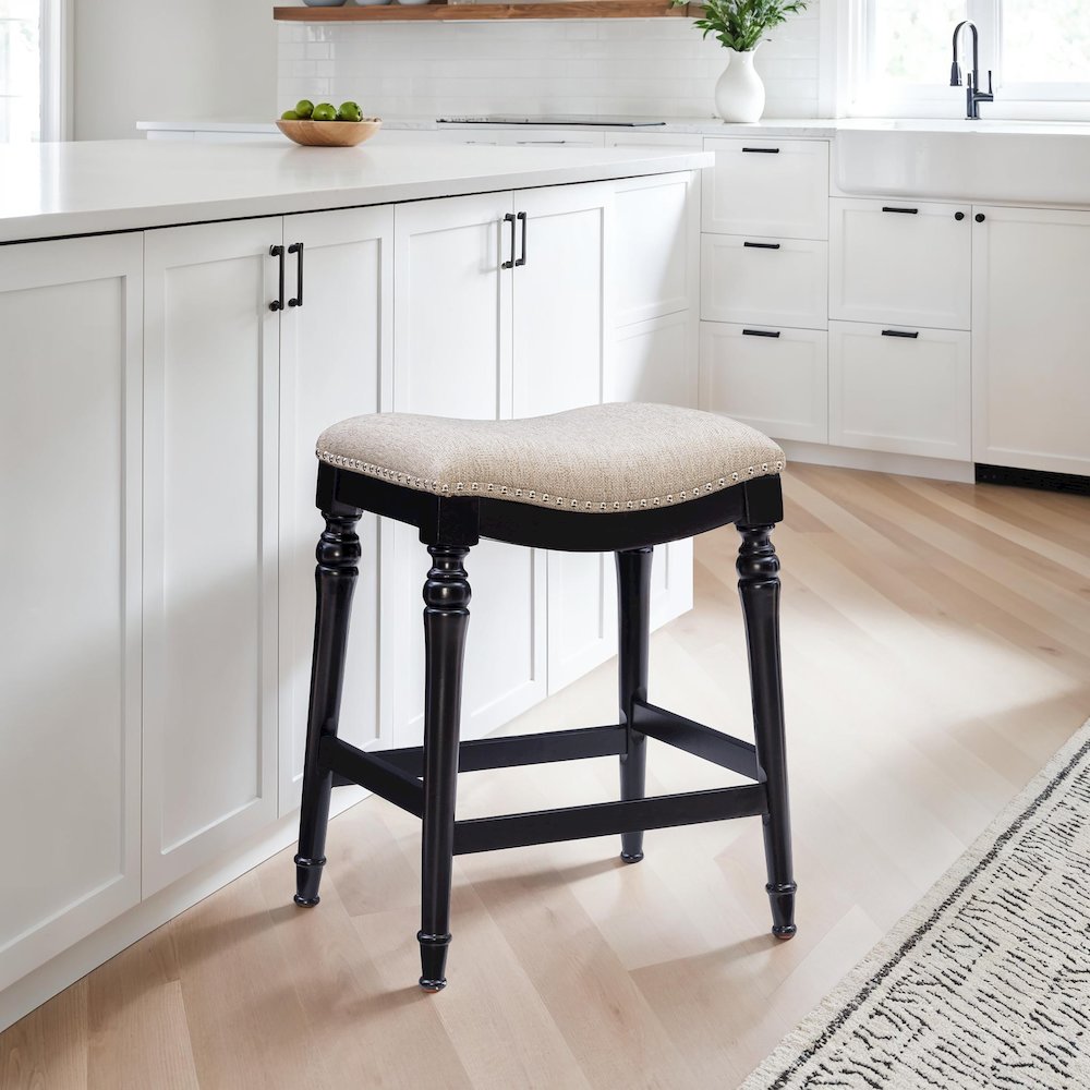 Hayes Counter Stool Black. Picture 5