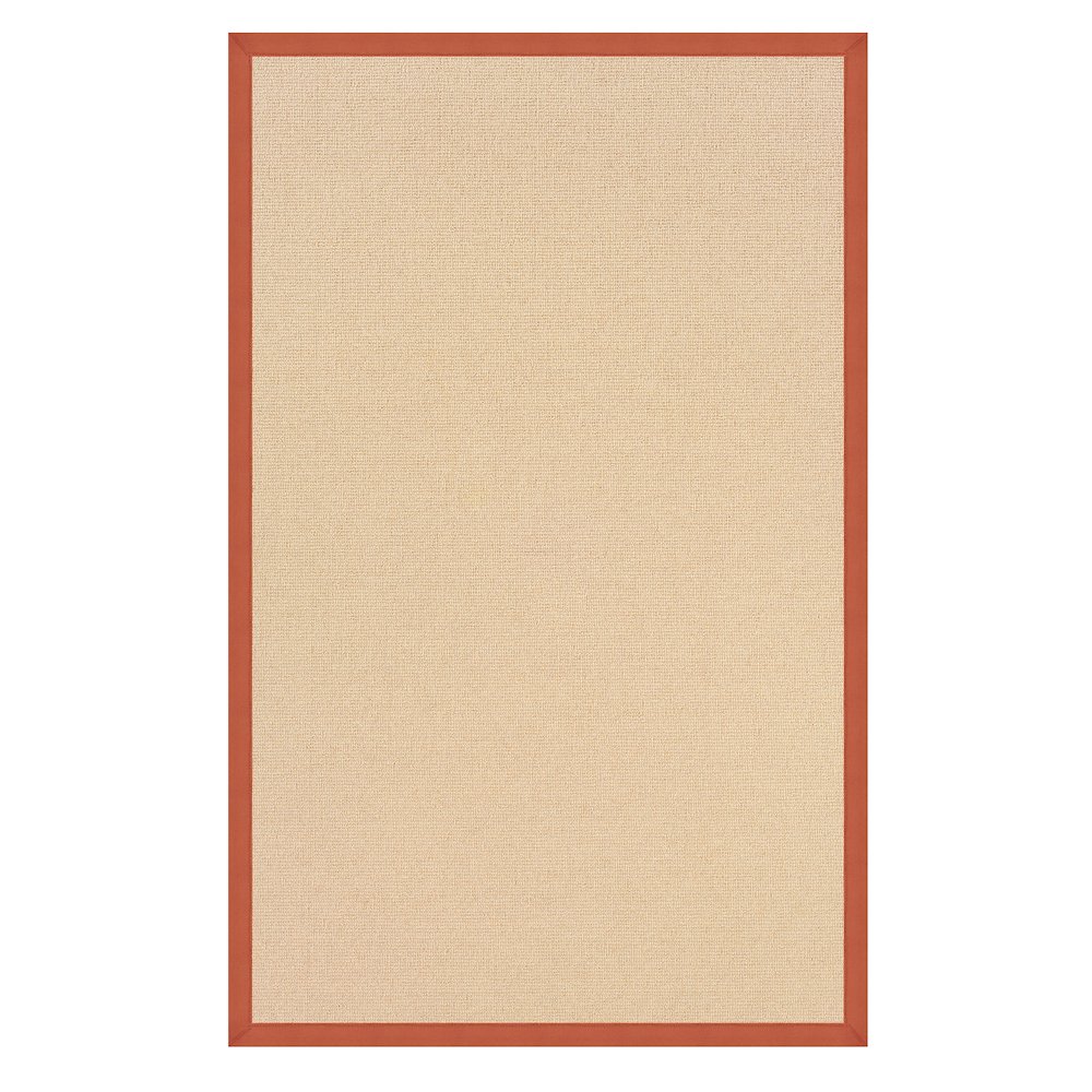 Athena Natural & Burnt Orange 8x11, Rug. Picture 2