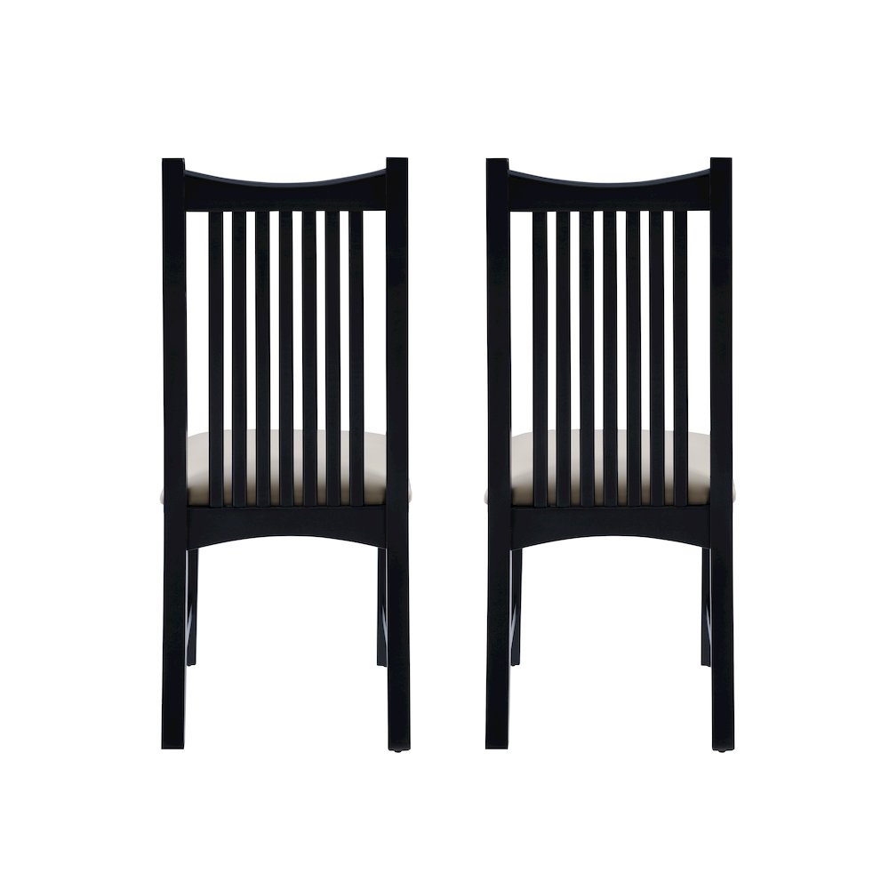 Bonnie Black Chair Uph Seat. Picture 8