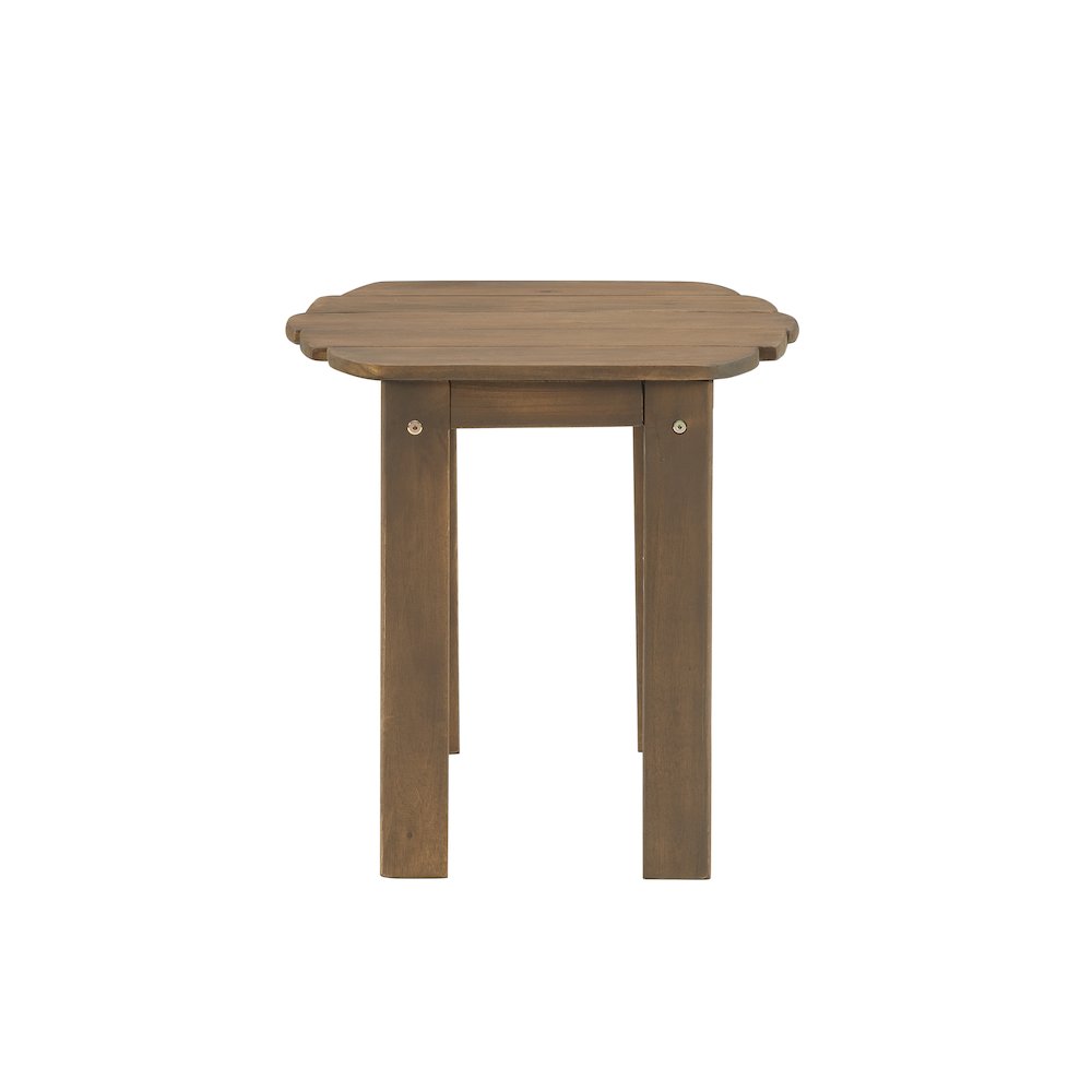 Acorn Finish Adirondack End Table. Picture 6