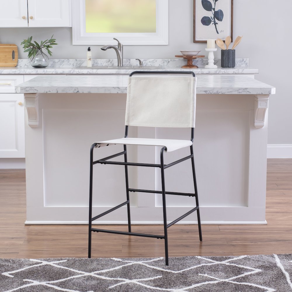 Wharton Counter Stool Cream. Picture 5