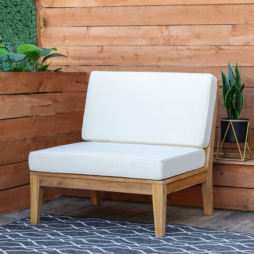 Fontana Outdoor Armless Chair. Picture 2