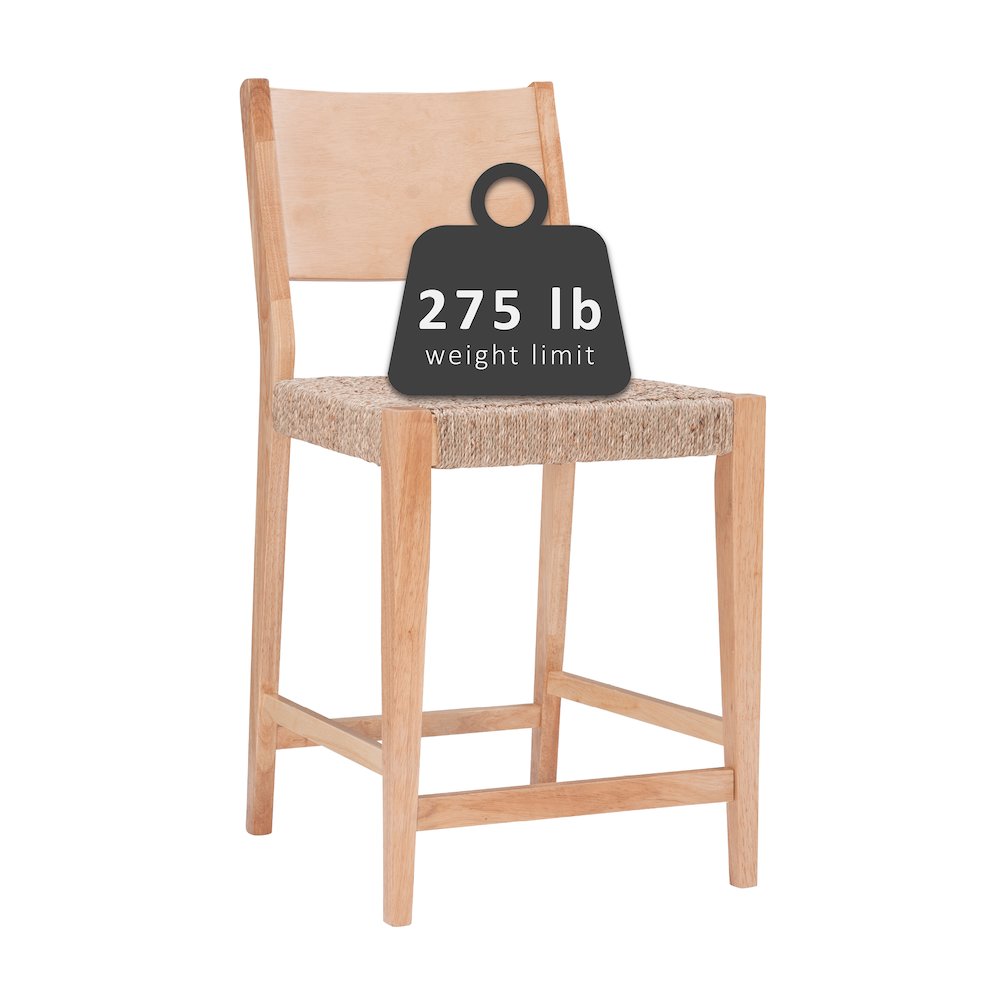 Cadence Counter Stool Natural  Set Of 2. Picture 13