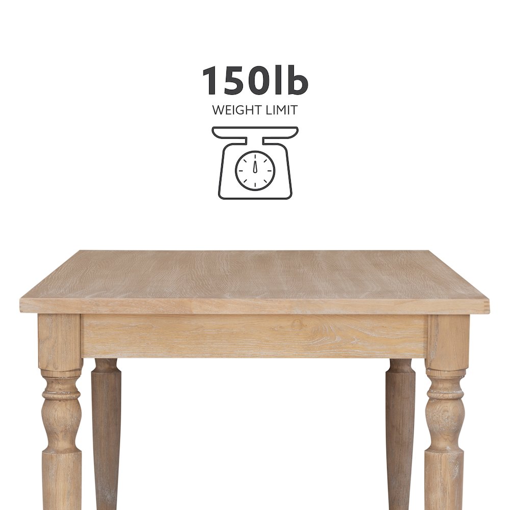 Avalon Light Natural Brown Rectangle Table. Picture 11
