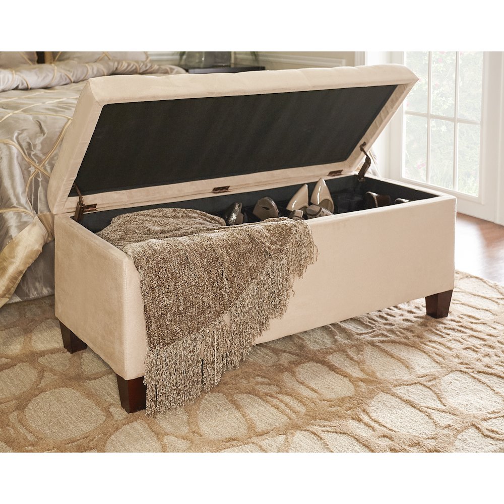 CARMEN SHOE STORAGE OTTOMAN. Picture 4