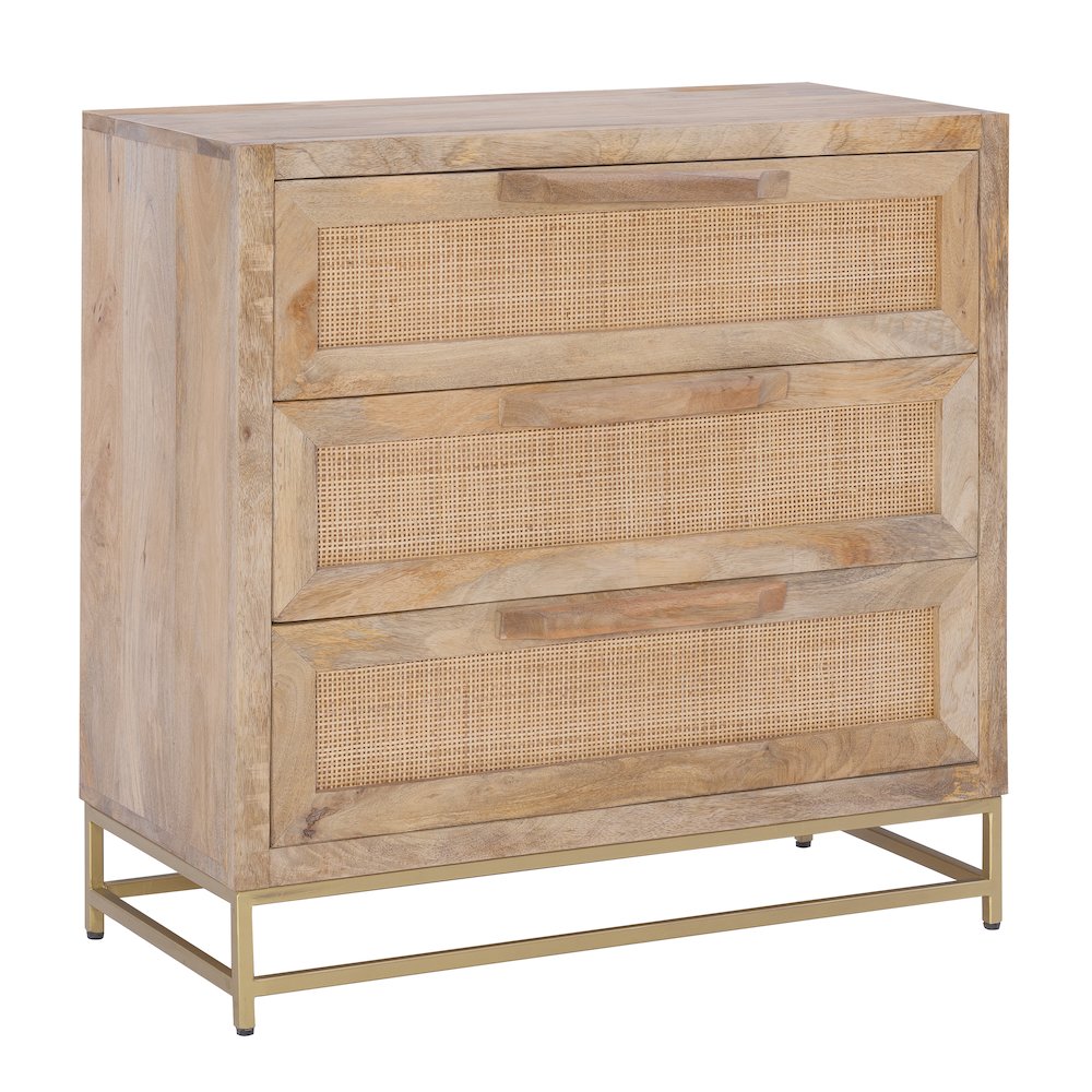 Janie Rattan Cabinet Three Drawers. Picture 9