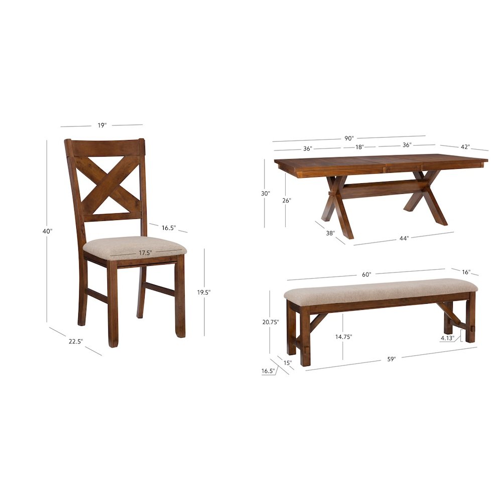 Kraven 6pc Dining Set. Picture 8