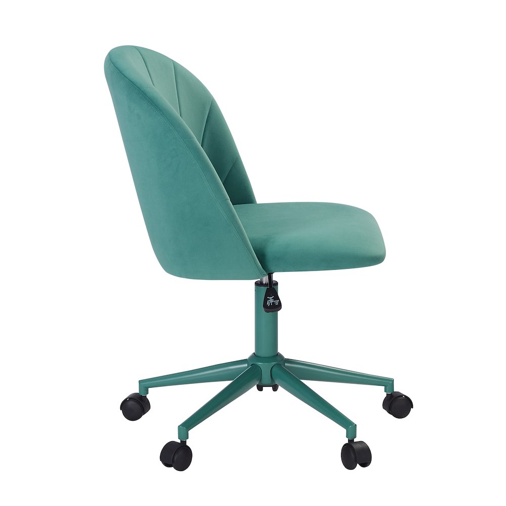 Adalynn Desk Chair Aqua. Picture 4
