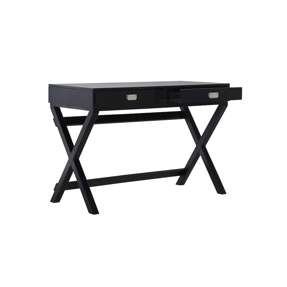 Peggy Black Writing Desk. Picture 1