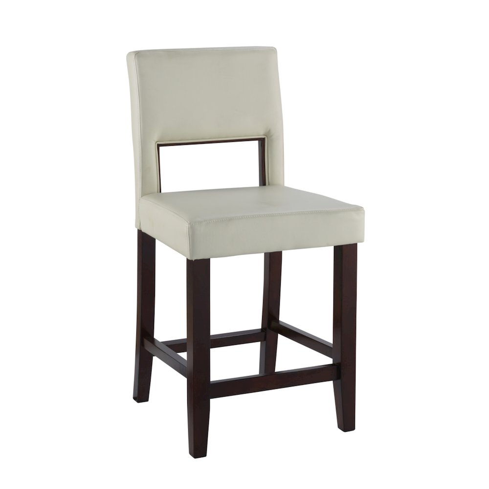 Vega Counter Stool White 24. Picture 4