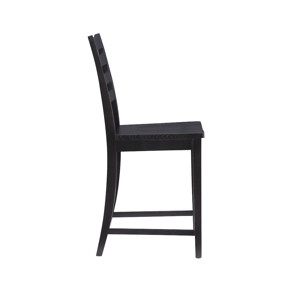 Flynn Counter Stool Black Set Of 2. Picture 6