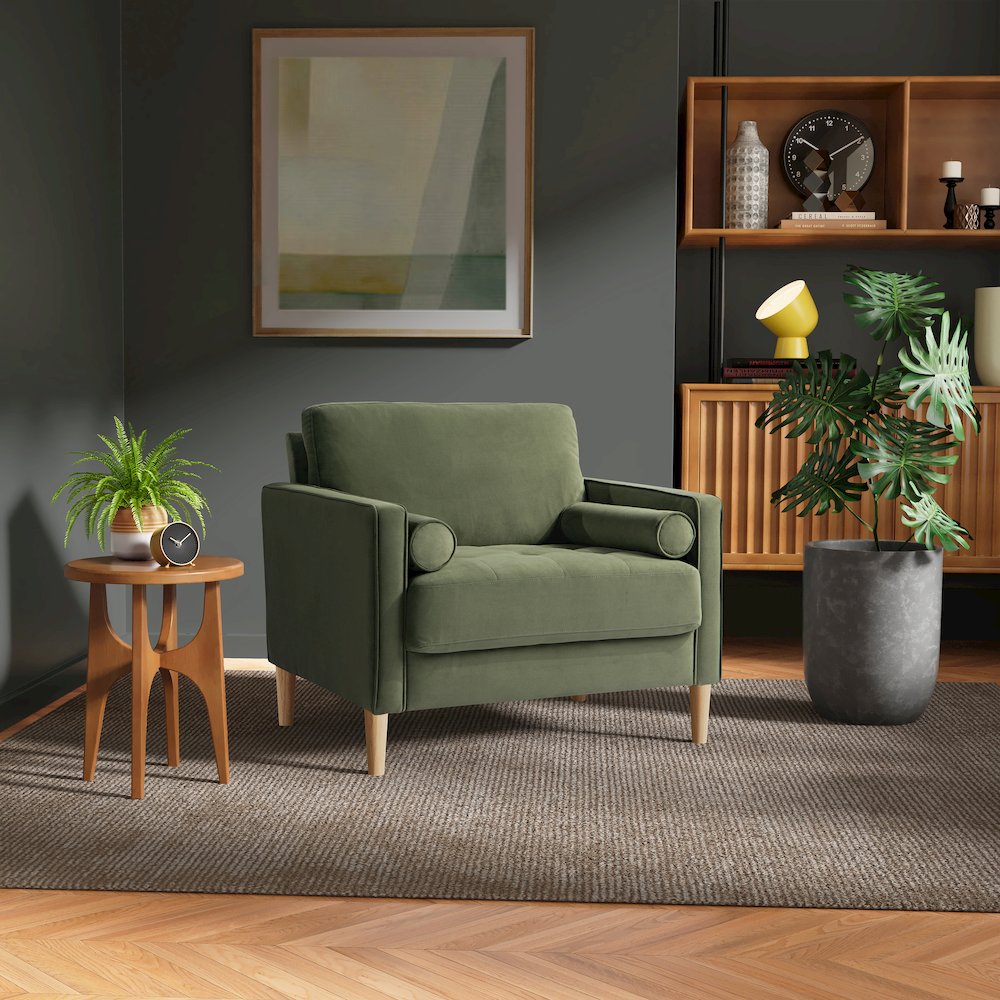 Langford Chair Olive. Picture 11
