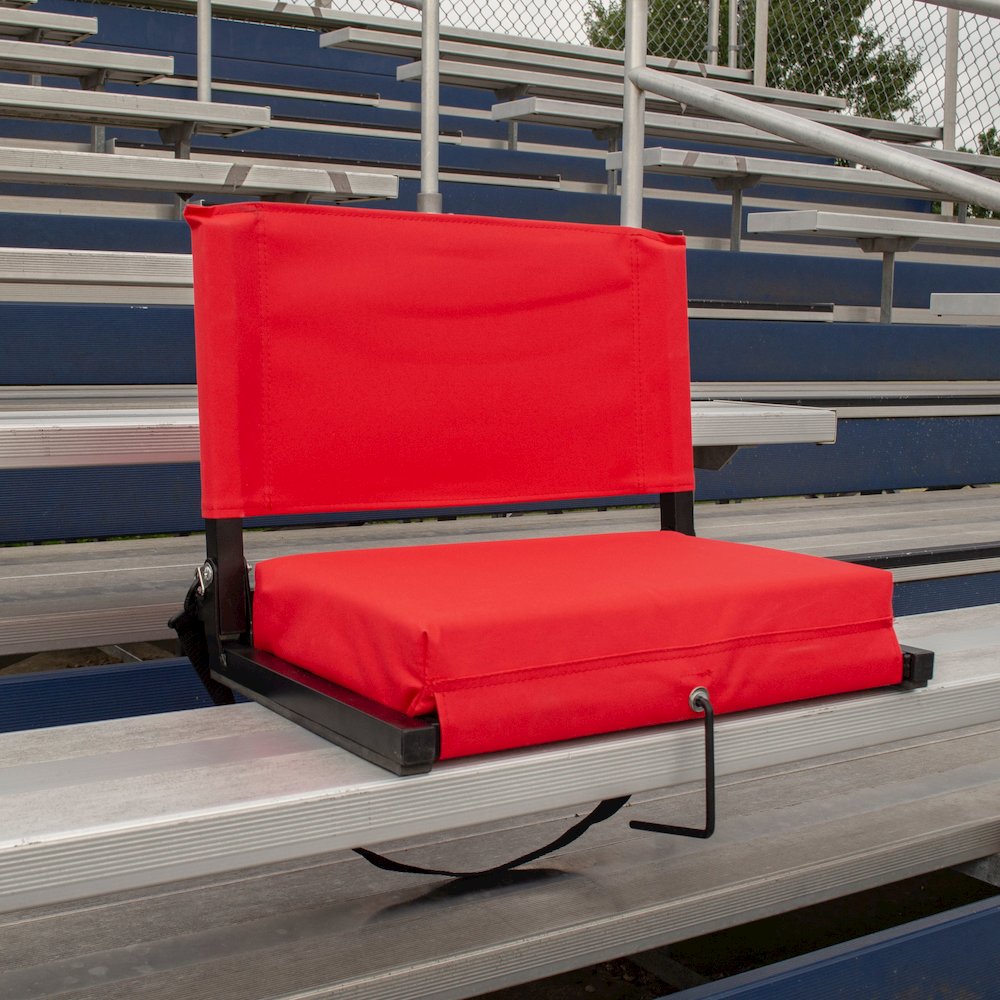 Stadium Chairs for Bleachers w/ Back Support. Picture 3