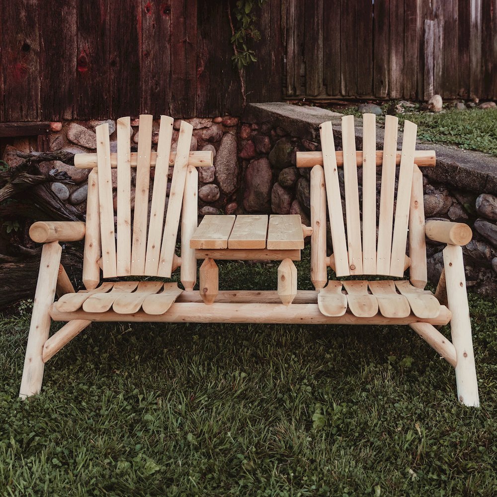 Cedar Log Tete-A-Tete. Picture 2