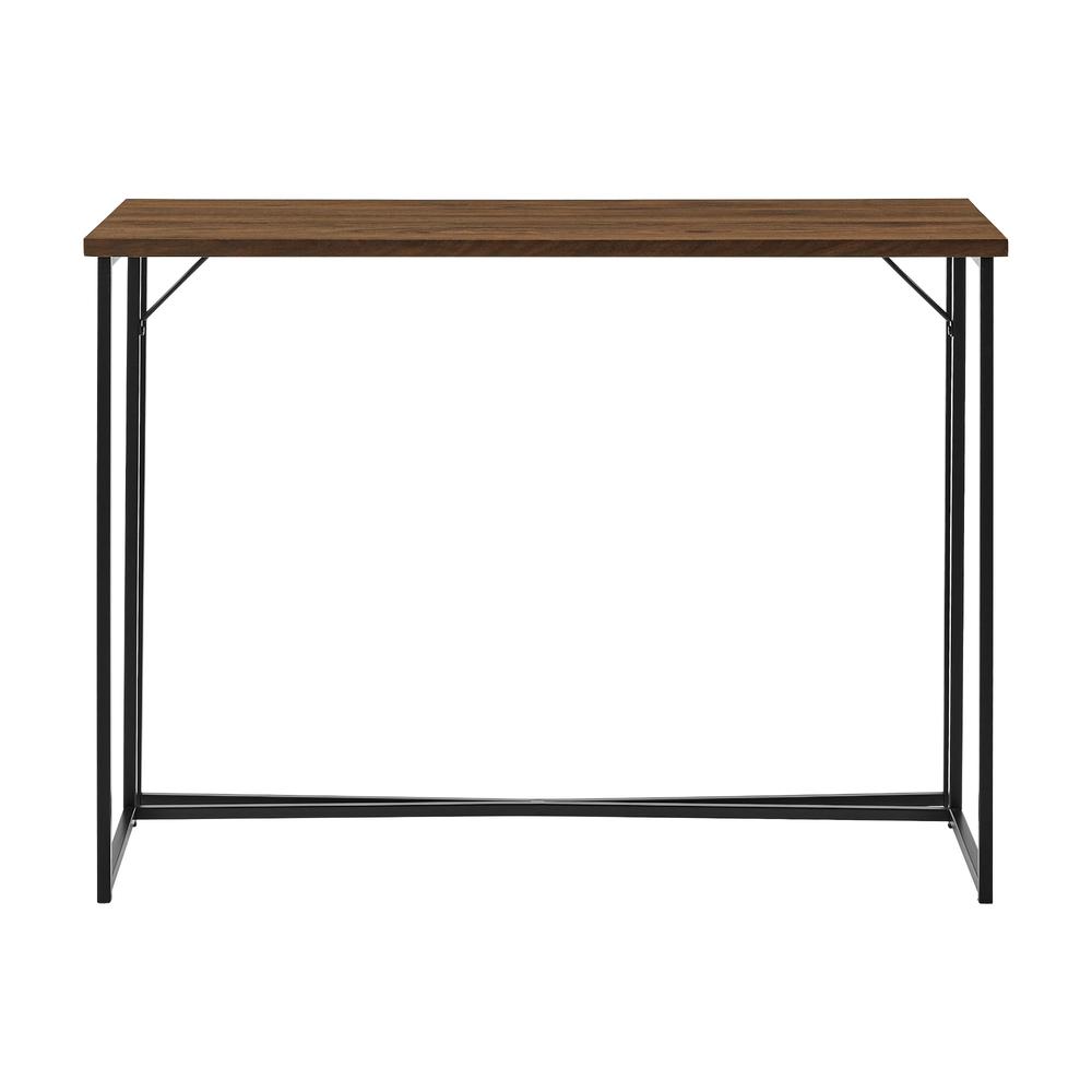 Luxe 42" Y-Leg Writing Desk - Dark Walnut. Picture 5