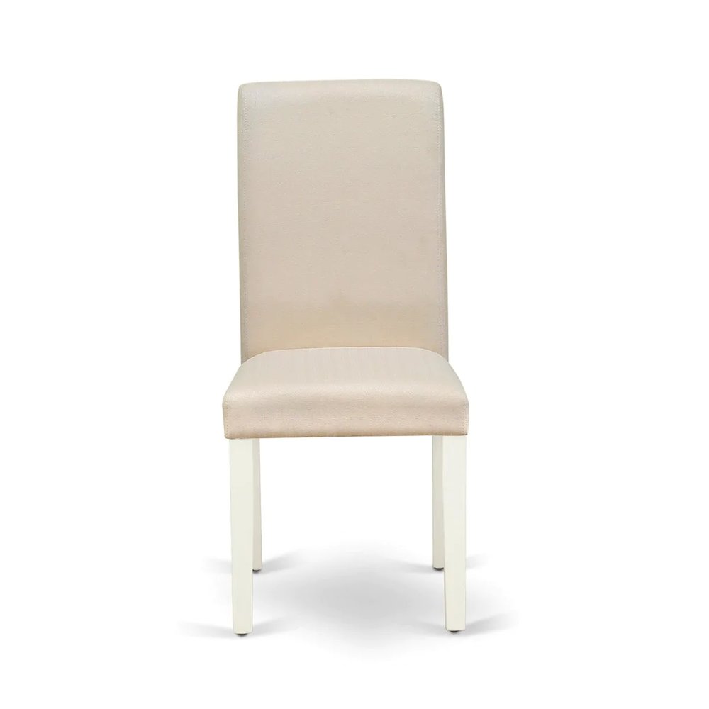 Dining Room Set Linen White, ANBA5-LWH-01. Picture 5