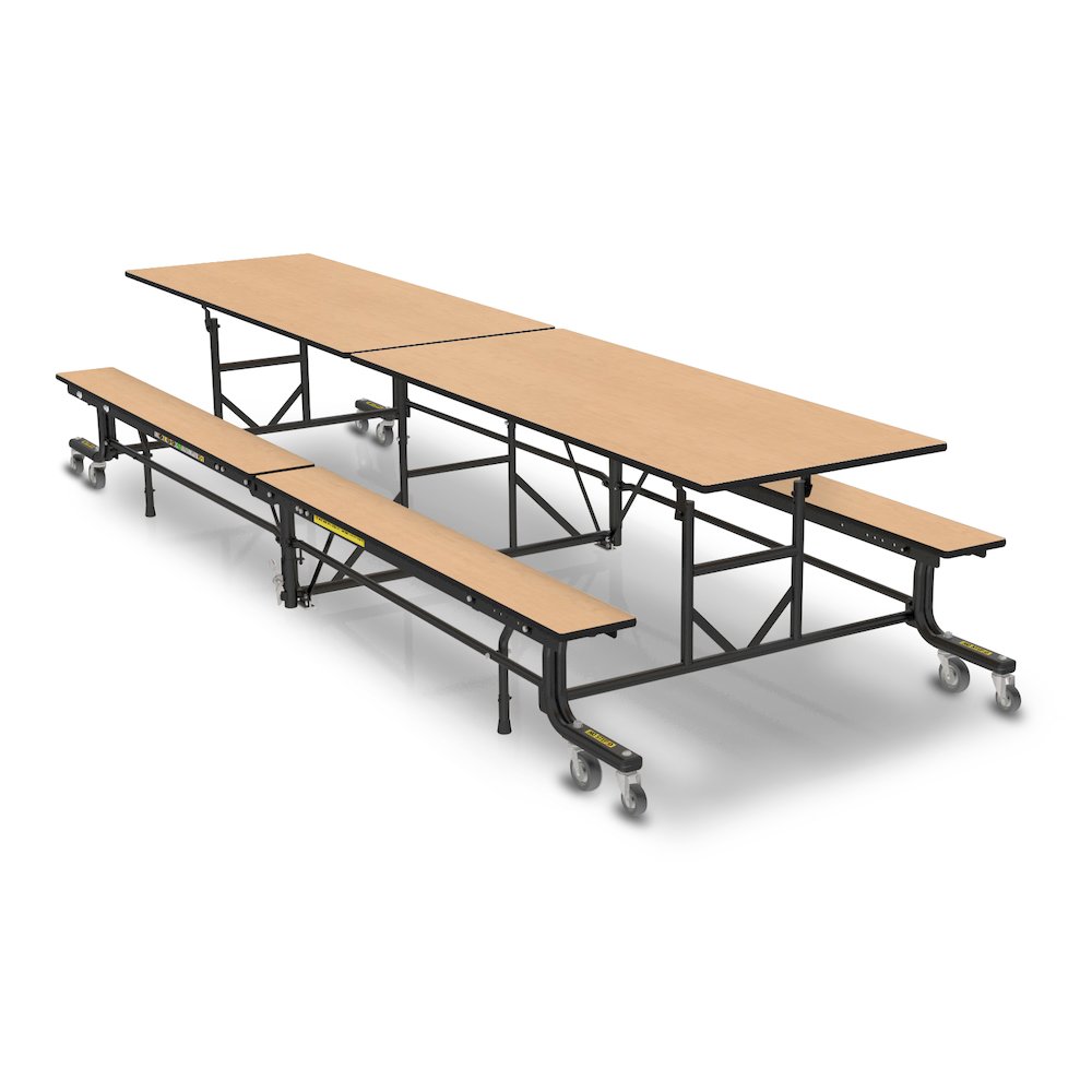 Folding Bench Cafeteria Table. Picture 1