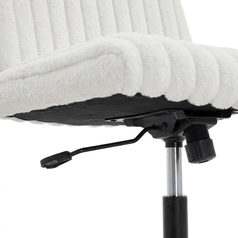Swivel Office Chair with Criss Cross Design, Adjustable & Comfortable. Picture 7