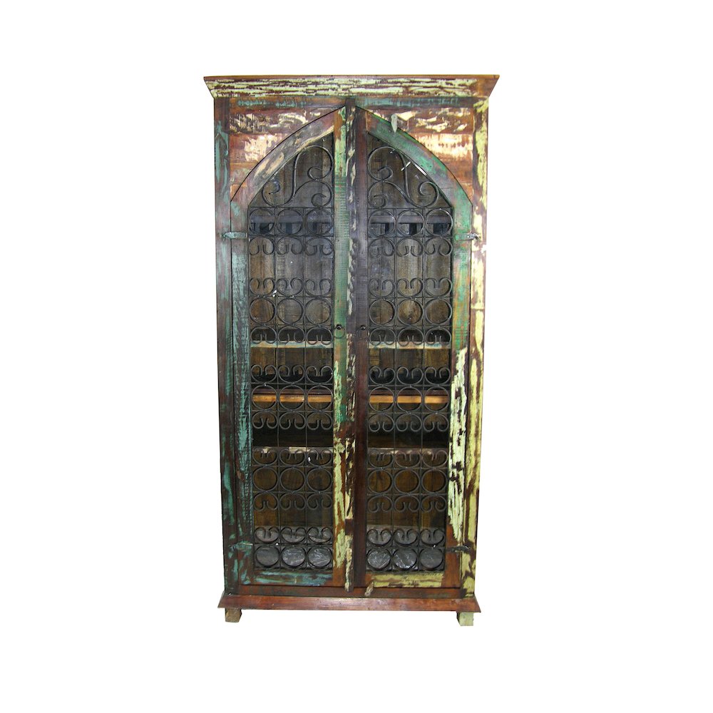 Trinidad Tall Wine Cabinet. Picture 1