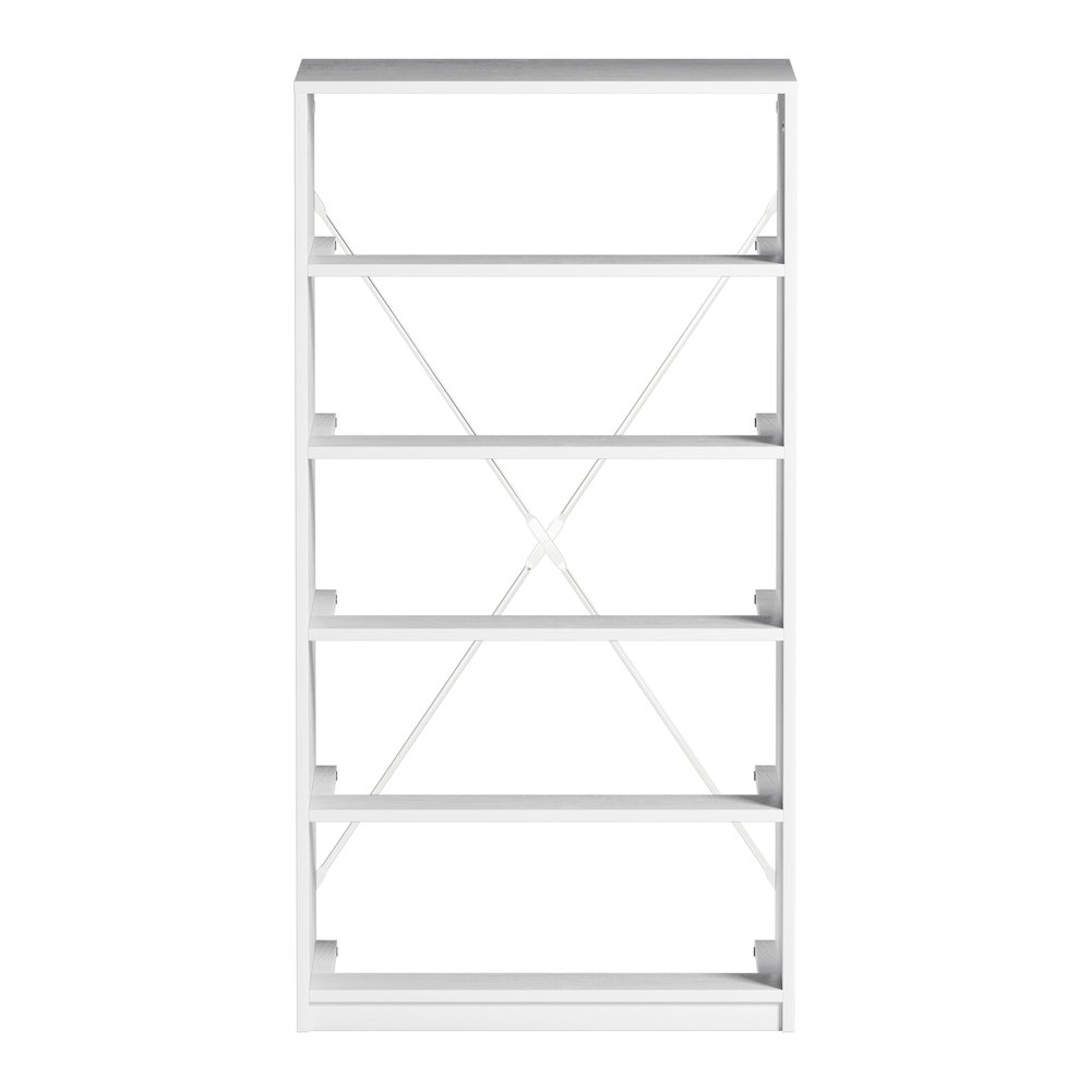 5-Drawer Dresser with Large Fabric Drawers, White. Picture 9