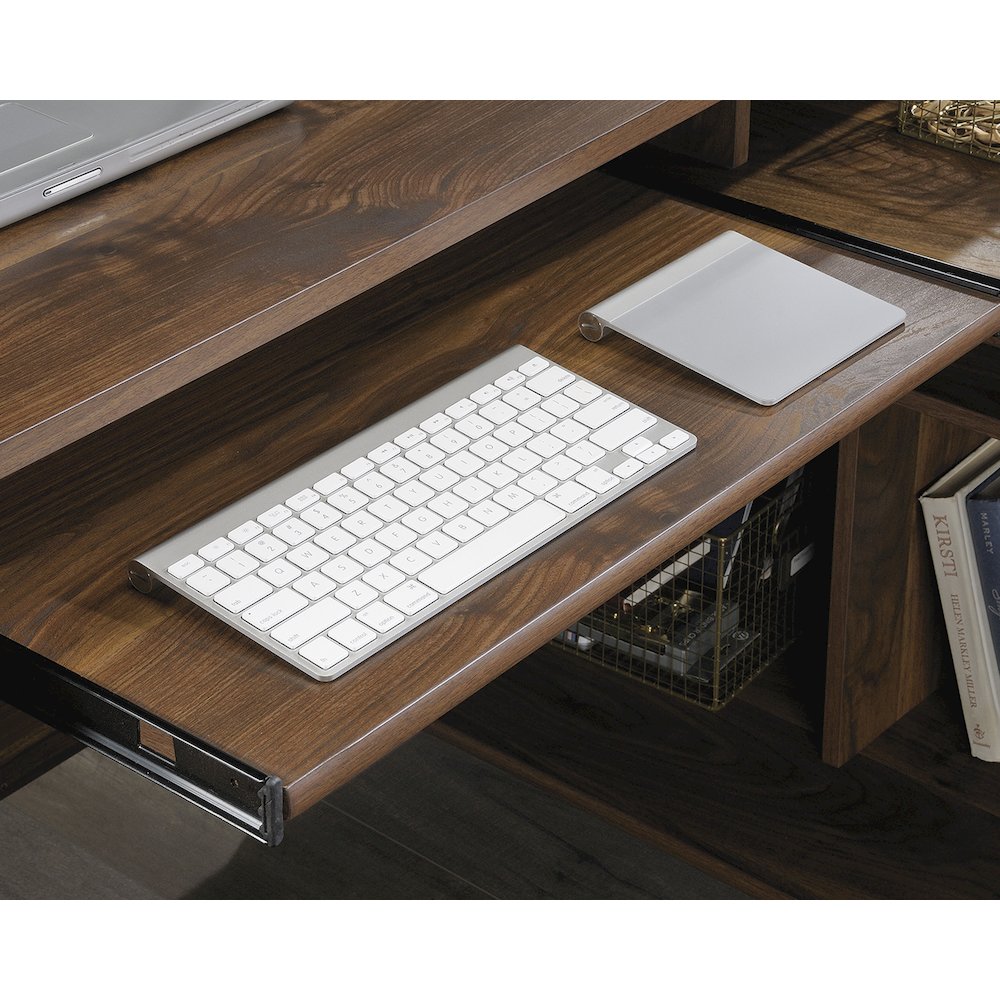 Clifford Place Commercial Office L Desk, Grand Walnut finish. Picture 5