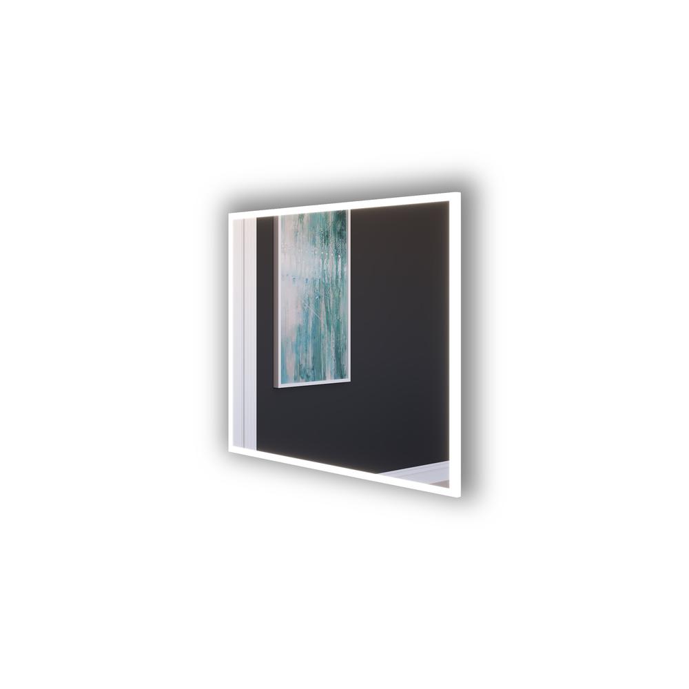 Lisa 36 in. W x 30 in. H Rectangular  Wall-Mount Bathroom Vanity Mirror. Picture 2