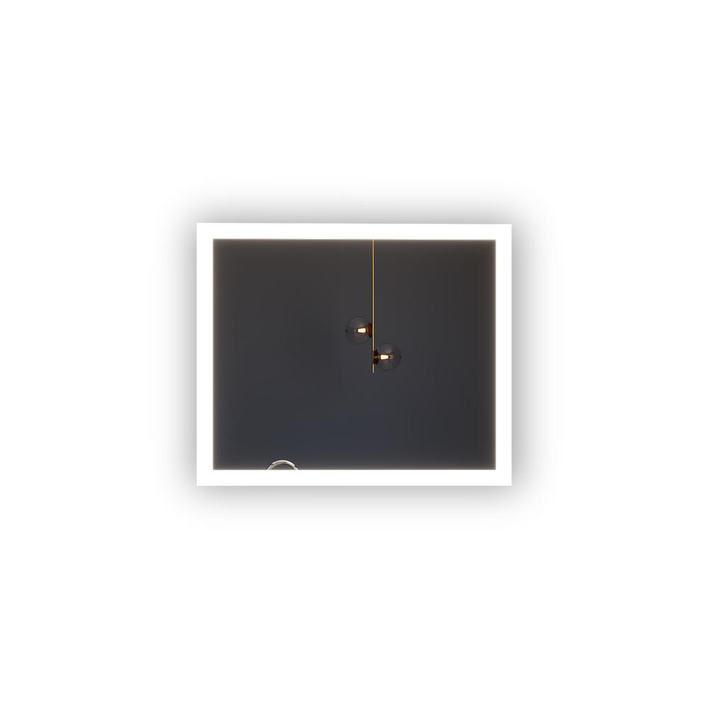 Angelina 36 in. W x 30 in. H Rectangular  Wall-Mount Bathroom Vanity Mirror. Picture 1